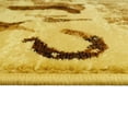 thumbnail image 5 of Emma + Oliver Brown 2'x7' Western Bucking Bronco and Cowboy Themed Accent Rug with Natural Jute Backing Suitable for Multiple Flooring Types, 5 of 6