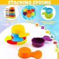 thumbnail image 2 of Baby Bath Toys, Toddlers Bathtub Toys, 16 PCS Mold Free Bath Toys for Kids with Floating Boats, Watering Can, Water Cup Set& Bath Spoons, Bathtub Water Pool Toys for Babies and Toddlers, 2 of 5