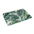 thumbnail image 2 of Green Bathroom Rug Green Bath Mat Leaf Bath Mat Leaf Bathroom Rug Tropical Bath Mat Tropical Bathroom Rug 16" X 24", 2 of 8
