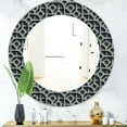 thumbnail image 2 of Designart 'Scandinavian 19' Mid-Century Mirror - Oval or Round Wall Mirror, 2 of 3