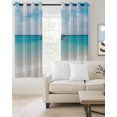 thumbnail image 4 of Sail Beach Blackout Curtains for Bedroom Living Room, Sea Sky Clouds Summer 54 In Long Thermal Insulated Room Darkening Drapes Grommet Window Treatments, 42 x 54 In, 4 of 9