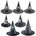 thumbnail image 4 of Halloween & Easter Witch Hat:Pointed Top Headpiece - Festival Costume Accessory, 4 of 4