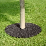 GroundSmart 24 Brown Rubber Mulch Tree Ring, 3 Pack