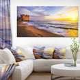 thumbnail image 1 of Castle Santa Severa over Sunset Italy, 1 of 3