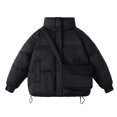 thumbnail image 1 of Girls' Winter Jacket, Warm Down Jacket with Bag for Medium and Large Children, 1 of 7
