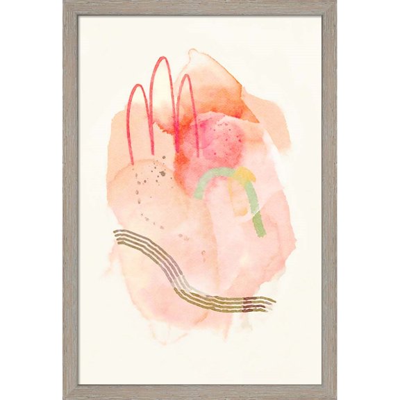 Great Art Now Peachy Keen No. 2 by Suzanne Nicoll, Framed Wall Art, 13W x 19H