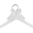 thumbnail image 4 of Bridal Dress Hanger Solid Wood Dress Hangers Mrs Letter Hanger Wedding Gift (White Coat Hanger Silver Thread Pearl), 4 of 4