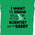 thumbnail image 4 of Inktastic I Want To Grow up To Be a Scientist Like My Daddy Boys or Girls Baby Bodysuit, 4 of 5