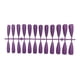 thumbnail image 5 of Minnieouse Tabletas para mejorar las uñas Diseño de puntos elegantes Durabilidad Textura esmerilada Puntas de manicura para uñas postizas usables JM-13Púrpura 2piezas Minnieouse CBP456188, 5 of 5