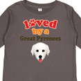 thumbnail image 4 of Inktastic Great Pyrenees Dog Gift Boys or Girls Long Sleeve Toddler T-Shirt, 4 of 5