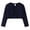 Navy, variant on NAISIBABY Girls Short Cardigan, Single Button Long Sleeve Casual Outwear School Uniform Sweater White Size 3