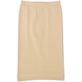thumbnail image 1 of Stretch Pencil Skirt For Women By Kiki Riki - Knee Inch Length Pencil Skirt With Elastic Waist- Comfortable Fit Pencil Skirt - High Waist Pencil Skirt For Work, Office, Business, Church nude small, 1 of 5