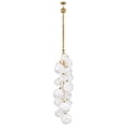 thumbnail image 7 of 30309HBR-CO Hinkley Lighting Skye - 180W 18 LED Double XL Multi-Tier Chandelier-125 Inches Tall and 39 Inches Wide-Heritage Brass Finish-Cased Opal, 7 of 7