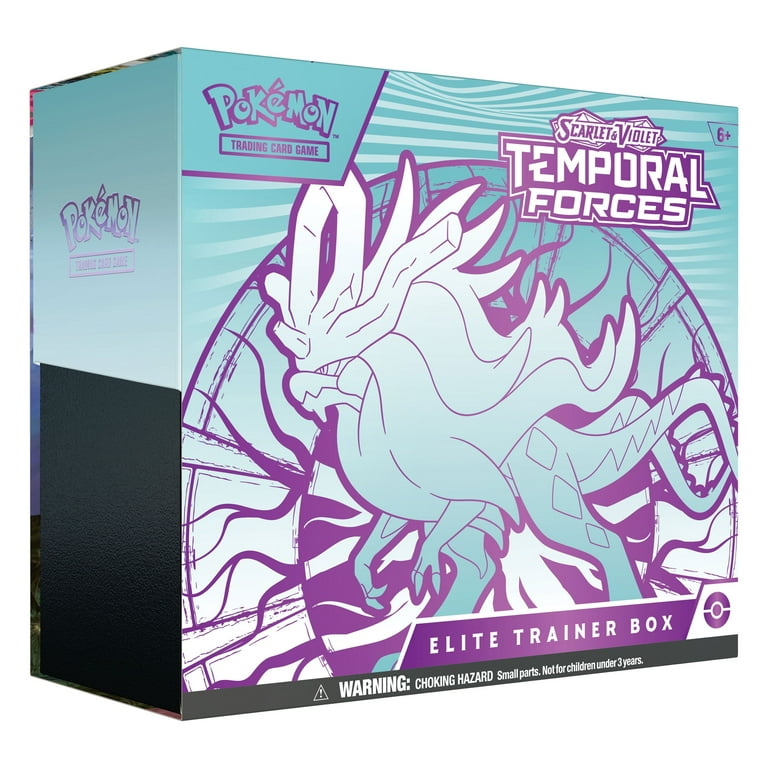 Pokmon Scarlet & Violet Temporal Forces Elite Trainer Box Walking Wake 9 Booster  Packs Promo Card - Walmart.com