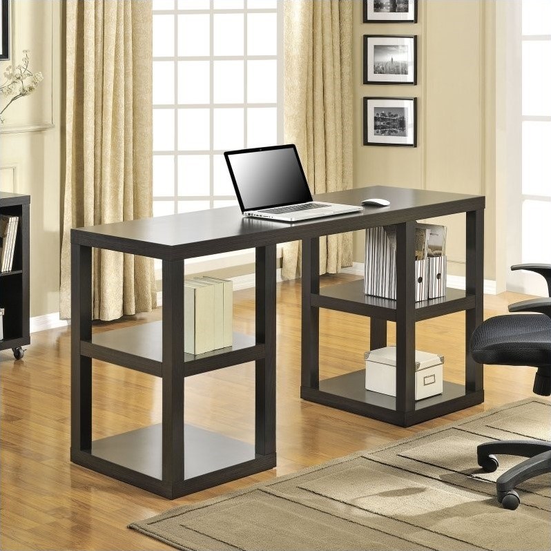 Altra Furniture Parsons Deluxe Writing Desk In Espresso Walmart Com