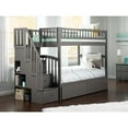 thumbnail image 2 of AFI Westbrook Staircase Bunk Twin Over Twin with 2 Urban Bed Drawers, Grey, 2 of 9