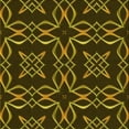 thumbnail image 1 of Ahgly Company Machine Washable Indoor Square Transitional Black Brown Area Rugs, 7' Square, 1 of 7