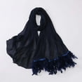 thumbnail image 1 of Chapeau Plissé Bleu pour Femmes avec Hijab Ethnique Musulman, 1 of 5
