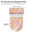 thumbnail image 5 of HELLHERO Adjustable Elastic Edge Toilet Seat Covers, Elastic Fabric, Stretchy Fabric Toilet Dust Cover Set, Universal, Machine Washable, 5 of 5