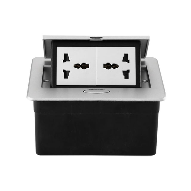 Base de enchufe de regleta, toma de corriente, caja de conexión de mesa, empotrada, Base de enchufe de escritorio integrada, estación de carga de