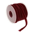 thumbnail image 4 of Cinta de terciopelo Macarena Rollo de 20 yardas Rojo, 4 of 8