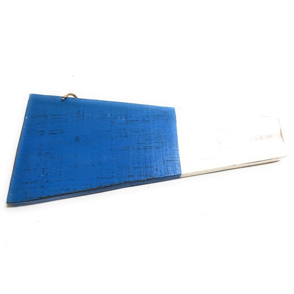 2nd Nautical Numerical Flag 12" Wood Plaque - Coastal Decor | #skn160222nd