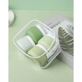 thumbnail image 3 of Micebay Travel Containers for Toiletries 4 Pack, TSA Approved Travel Size Toiletries, Travel Size Containers, With Clear Bag Leak Proof Silicone Jars, Travel Essentials Creams Jars Carrying Small Ite, 3 of 10