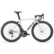 SAVADECK Carbon Road Bike 700C Carbon Frame Racing Bicycle with Shimano Ultegra 8000 22 Speed GroupSet, 25C Tire for Men/Women.(White 54cm)