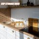 thumbnail image 1 of MERRYHAPY Estante Organizador Para Tazas De Cerámica Beige Con Almacenamiento Y, 1 of 8
