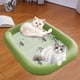 thumbnail image 4 of Almohadilla de enfriamiento para mascotas, tapete de enfriamiento grueso, protector de muebles de seda, lavable para dormir Verde, 4 of 6