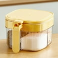 thumbnail image 3 of Kitchen Storage Containers Grid Seasoning Organizer Jars For Pepper MSG And, 3 of 6