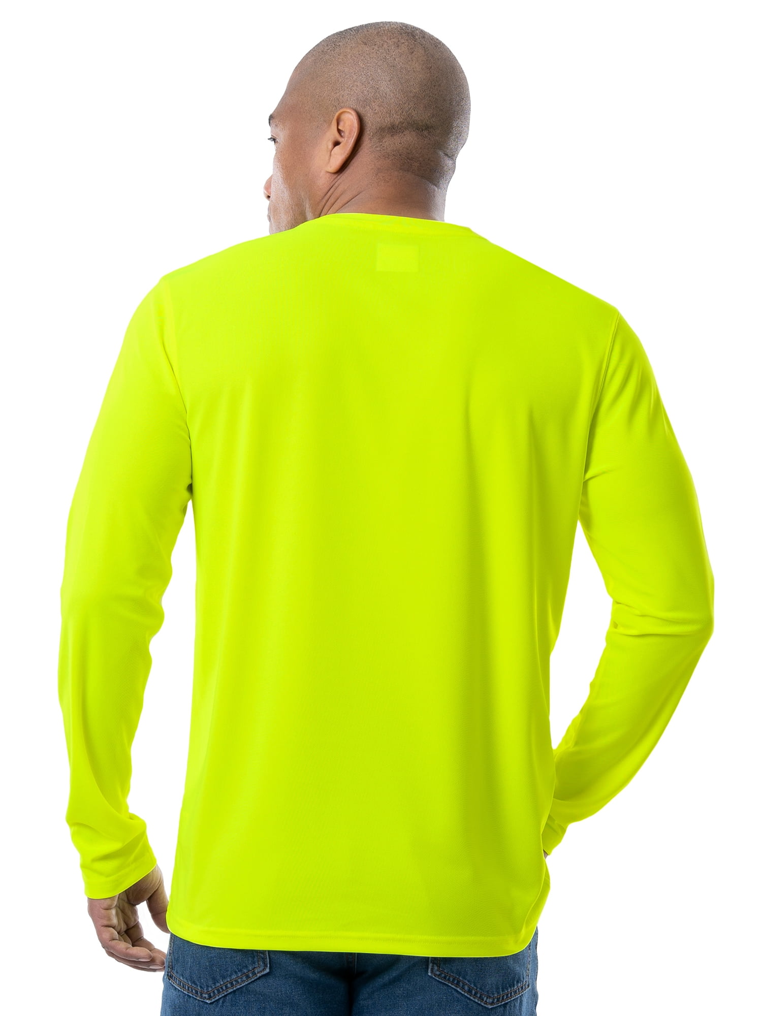 Wrangler Workwear Men's Long Sleeve Performance Work Pocket T-Shirt, Size S-3XL (Men's and Big Men's)