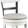 thumbnail image 3 of Signature Design by Ashley D546-530 Tabouret de Bar Valebeck Blanc Hauteur Pub, 3 of 9