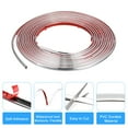 thumbnail image 2 of REGALWOVEN Flexible Molding Trim Self Adhesive, Peel and Stick Metallic Mirror Frame Silver 10Ftx0.31Inch, 2 of 7