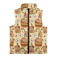 thumbnail image 4 of Pzuqiu Capybara Girl Outerwear Vest Size 2 Versatile Casual Winter Lightweight Sleeveless Fleece Jacket with Pocket Personalized Wind Proof Warm for Teen Girls Trendy, 4 of 7