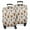 Beige Highland Cow, variant on White Buffalo Skull Flower Pattern Luggage Cover Fashion Suitcase Cover Baggage Covers Fit 25-28 Inch Luggage (Go Travel)