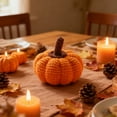 thumbnail image 4 of Adornos de calabaza acrílicos, adornos de muñecas de lana, decoración para el Día de Acción de Gracias, decoración de escritorio. Adorno acrílico., 4 of 6