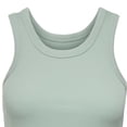 thumbnail image 3 of ONLY Camiseta sin mangas para mujer - ONLVAL LIFE TANKTOP, algodón, cuello redondo, corte ajustado Verde claro
 XS (X-Small), 3 of 3