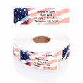 thumbnail image 4 of Personalized Proudly American Rolled Address Labels with Elegant Plastic Dispenser, 4 of 5