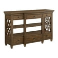 thumbnail image 2 of Picket House Furnishings Stark Buffet Table & Sideboard in Cherry, 2 of 9