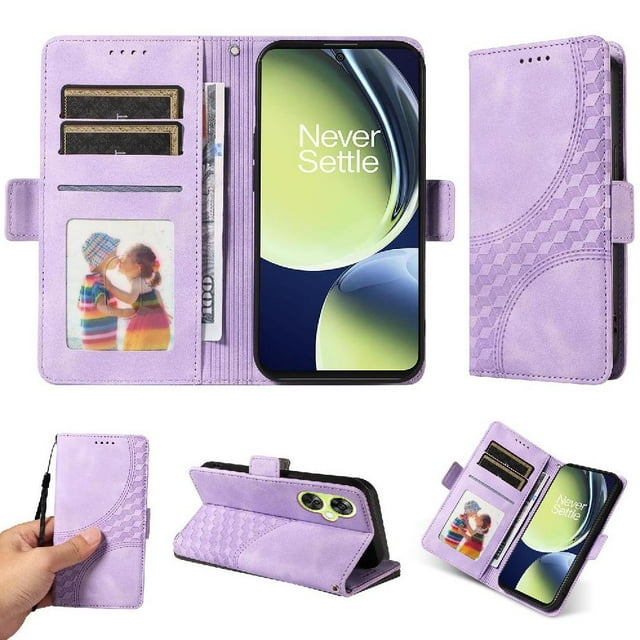 Funda GANGXUN para OnePlus Nord CE 3 Lite con diseño acolchado elegante, cuero PU, protección total y ajuste preciso