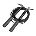 thumbnail image 2 of S SERENABLE Jump Rope Speed Skipping Rope Adjustable Equipment Non Slip Exercise Rope Jumping Rope for Workout Gym Training Sports Indoor Black, 2 of 9