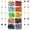 Matte Color, variant on Atefa 500 Pieces Map Push Pins Map Tacks Plastic Round Head Tacks with Steel Points (Multicolor,1/8 Inch)