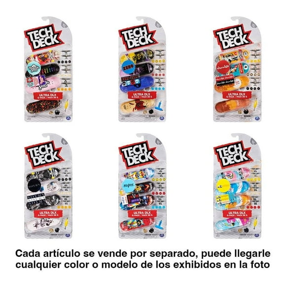 Patinetas Spin Master Tech Deck Varios Modelos 1 Paquete