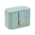 thumbnail image 6 of Portable Ring Earring Storage Case, Wedding Ring Boxes for Ceremony, Mini PU Leather Travel Jewelry Box, Small Snap Closure Jewelry Organizer, Lightweight Compact Jewelry Carry Box 5Pcs, 6 of 9