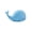 Sky Blue, variant on KGJQ Cute Whale Figurine, 3D Printed Whale Ornament Desktop Decoration, Mini Whale Statue for Office Home Desk