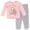 Pink / gray, variant on CoComelon JJ Toddler Girls Sweatshirt and Jogger Pants Set Infant to Toddler