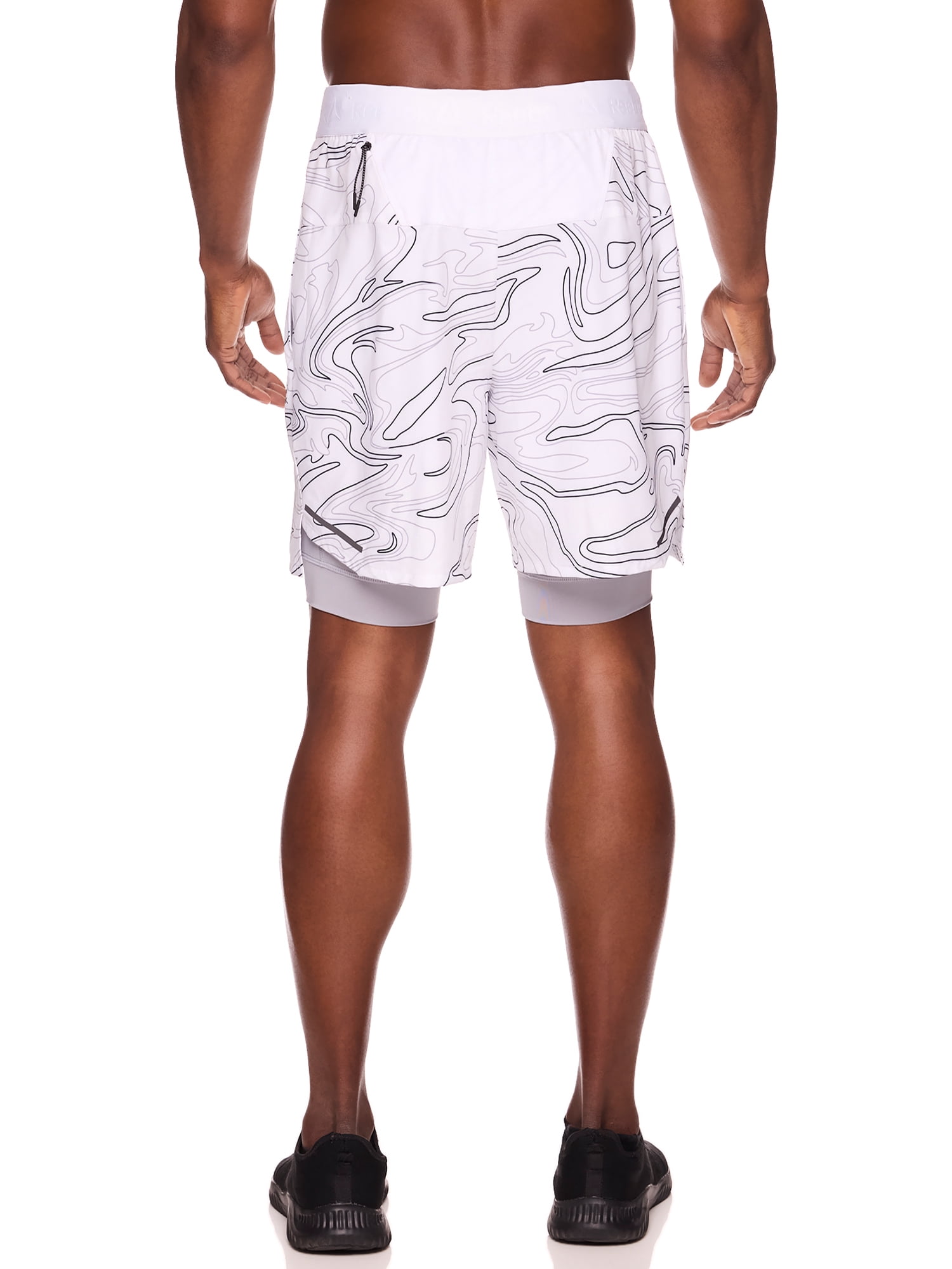 Reebok Men's and Big Men's Compression 2-IN 1 Short (7" Inseam, 9" Inner Inseam), up to Sizes 3XL