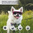 thumbnail image 3 of UOSIA Dog Goggles Sunglasses Small to Medium Breed Puppy Sunglasses,S,Pink, 3 of 6