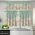 thumbnail image 3 of Sage Green Hippie Kitchen Curtains and Valances Set,3 Piece Small Window Valance Sets Treatment Drapes for Kitchen, Bedroom, Living & Dining Room by Achim Home Decoration, 3 of 6